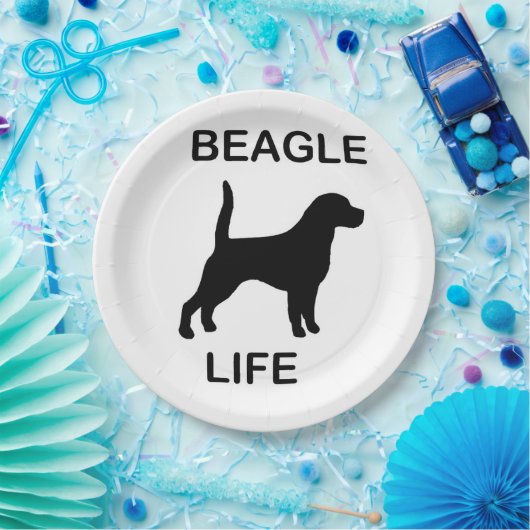 Beagle Pappteller (Party)