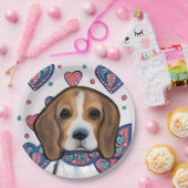 Beagle Pappteller (Party)