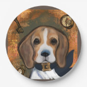 Beagle Pappteller (Vorderseite)