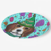 BEAGLE PAPPTELLER (Schrägansicht)