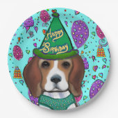 BEAGLE PAPPTELLER (Vorderseite)