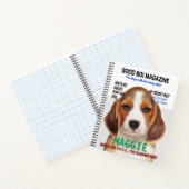 Beagle Parody Magazine Cover Notizblock (Innenseite)