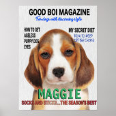Beagle Parody Magazine Cover Poster (Vorne)