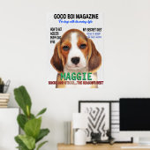 Beagle Parody Magazine Cover Poster (Heimbüro)