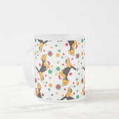 Beagle Pattern Mattglastasse (Vorderseite Links)