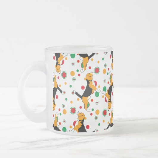 Beagle Pattern Mattglastasse (Links)