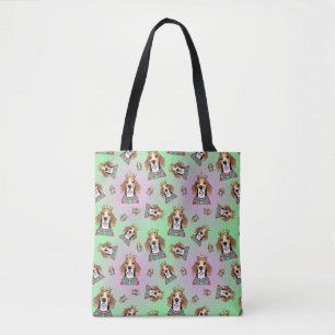 Beagle pattern tasche