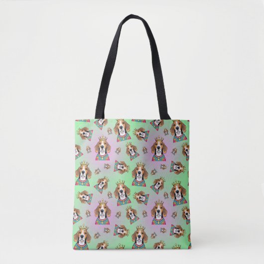 Beagle pattern tasche (Vorderseite)