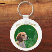Beagle Peace Schlüsselanhänger (Vorderseite)