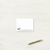 Beagle personalisieren post-it klebezettel (Auf Schreibtisch)