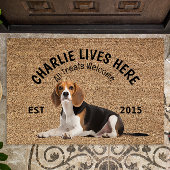 Beagle Personalisiert Hund Lover Doormat Fußmatte