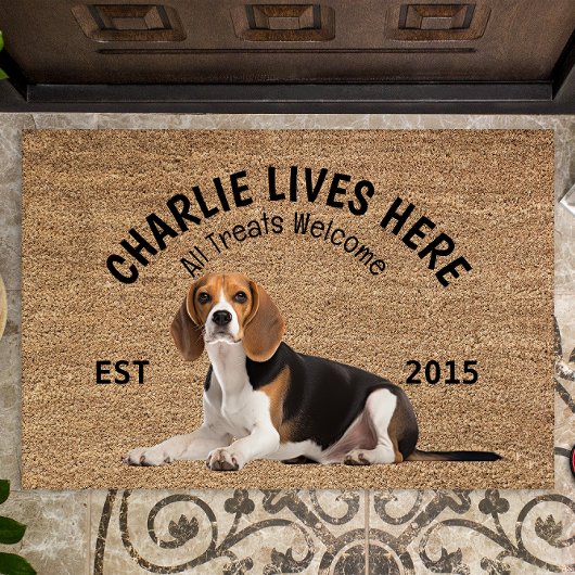 Beagle Personalisiert Hund Lover Doormat Fußmatte