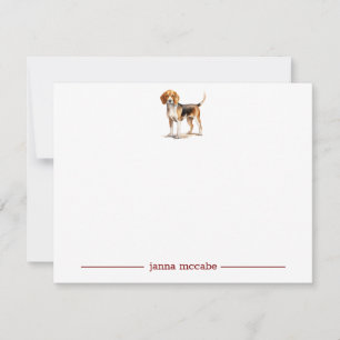 Beagle Personalisierte Mitteilungskarten