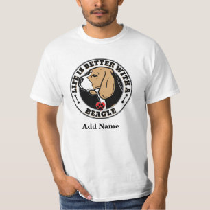 Beagle - Personalisiertes Leben ist besser mit ein T-Shirt
