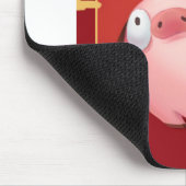 Beagle Pig_Pig Lover Mousepad (Ecke)
