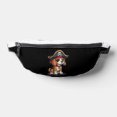 Beagle Pirate Costume Jolly Roger Flag Skull Cross Bauchtasche (Ablage )