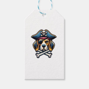 Beagle Pirate Kostüm Skull Crossbones Hunde Liebha Geschenkanhänger