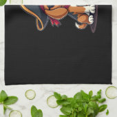 Beagle Pirate Kostüme Piratenflagge Flag Skull Cro Geschirrtuch (Gefaltet)