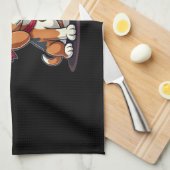 Beagle Pirate Kostüme Piratenflagge Flag Skull Cro Geschirrtuch (Viertel Falte)