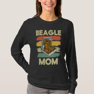 Beagle Pizza Hund spazieren führen Besitzer Welpe T-Shirt
