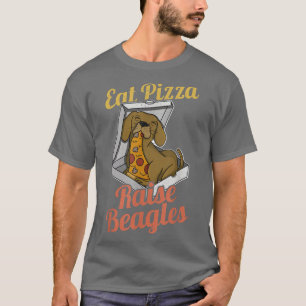 Beagle Pizza Walk Dog Eigentümer Lover Puppy 160 T-Shirt