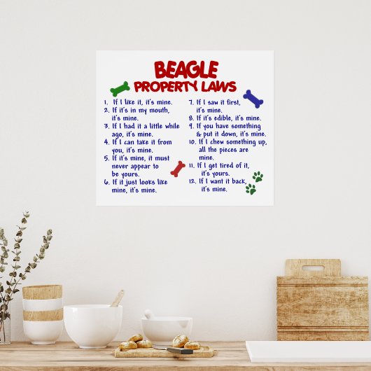 BEAGLE PL2 POSTER (Küche)