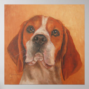 Beagle-Plakat Poster