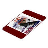 Beagle Politischer Humor Magnet (Linke Seite)