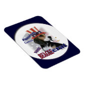 Beagle Politischer Humor Magnet (Rechte Seite)