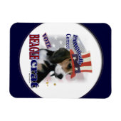 Beagle Politischer Humor Magnet (Horizontal)