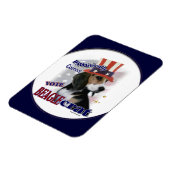 Beagle Politischer Humor Magnet (Linke Seite)