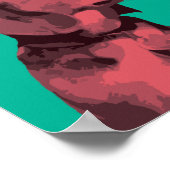 Beagle Pop-Art-Poster Poster (Ecke)