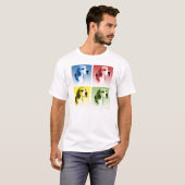 Beagle Pop Art T-Shirt (Vorne ganz)