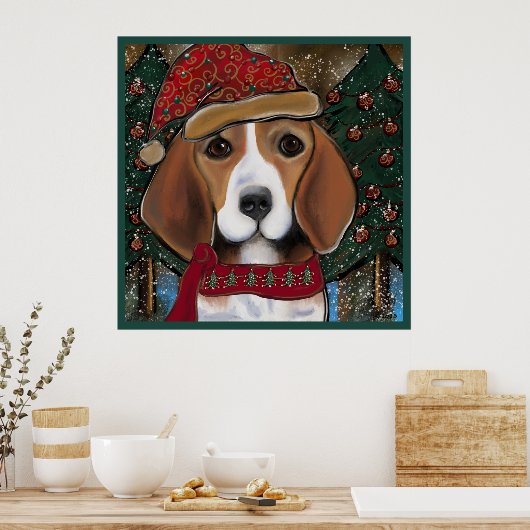 Beagle Poster (Küche)