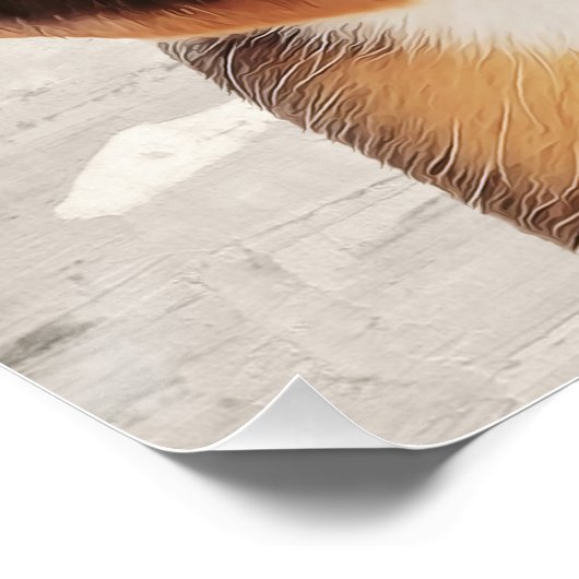 Beagle Poster (Ecke)