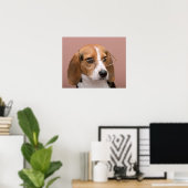 Beagle Poster (Heimbüro)