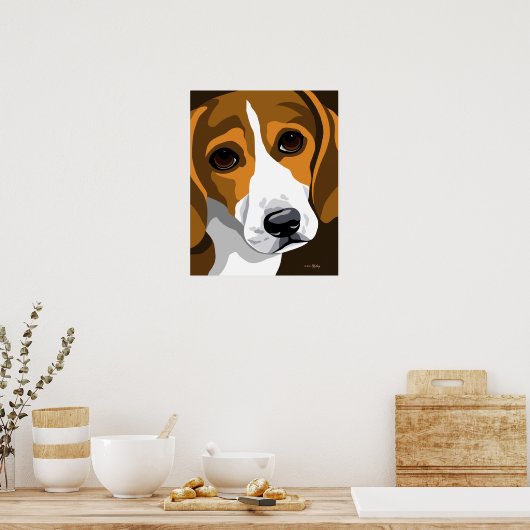 Beagle Poster (Küche)