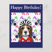 Beagle Postkarte (Vorderseite)