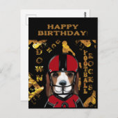 Beagle Postkarte (Vorne/Hinten)