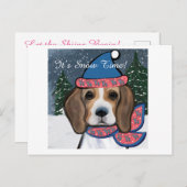 BEAGLE POSTKARTE (Vorne/Hinten)