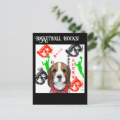 Beagle Postkarte (Stehend Vorderseite)