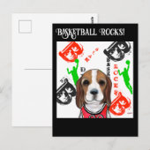 Beagle Postkarte (Vorne/Hinten)