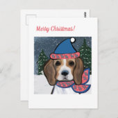BEAGLE POSTKARTE (Vorne/Hinten)