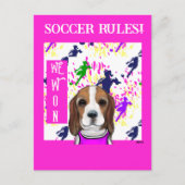 Beagle Postkarte (Vorderseite)