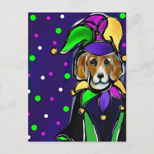 BEAGLE POSTKARTE (Vorderseite)
