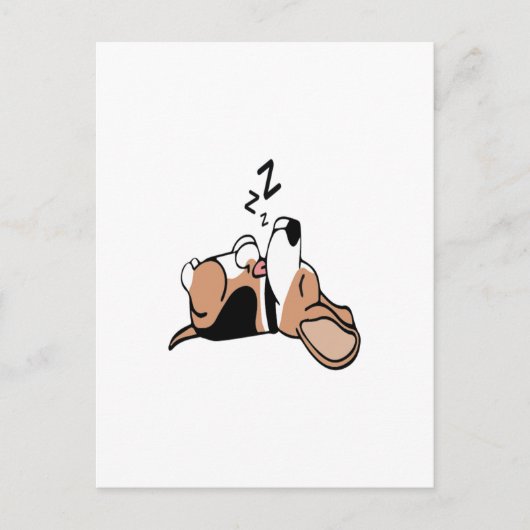 beagle postkarte (Vorderseite)