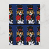 BEAGLE POSTKARTE (Vorderseite)