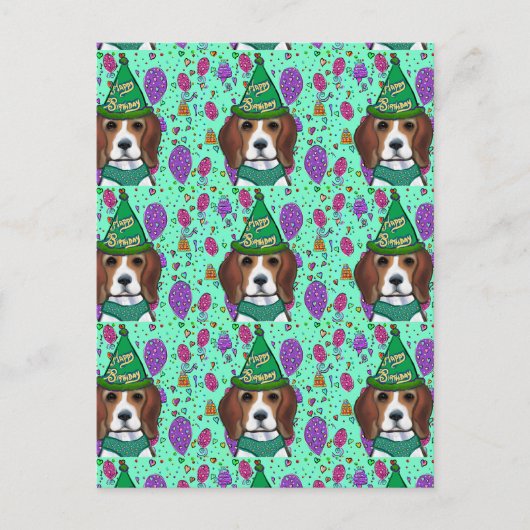 BEAGLE POSTKARTE (Vorderseite)