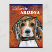 Beagle Postkarte (Vorderseite)