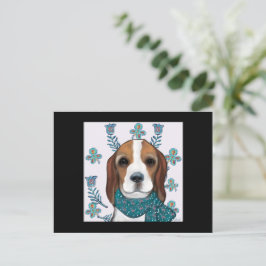 Beagle Postkarte